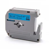 Papier do drukarek - Brother MK-531, 12mm x 8m, czarny druk / niebieski podkład, taśma zamiennik - miniaturka - grafika 1