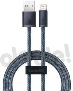 Baseus kabel do iPhone USB - Lightning 1m, 2,4A szary (CALD000416) CALD000416 - Kable USB - miniaturka - grafika 2