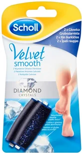 Scholl Wymienne gruboziarniste głowice obrotowe do elektrycznego pilnika - Velvet Smooth Wet&Dry Diamond Crystal - Pielęgnacja stóp - miniaturka - grafika 2