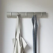 Wieszaki i stojaki - Umbra Wieszak na ubrania Flip 5 nikiel - miniaturka - grafika 1