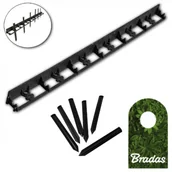 Pozostałe akcesoria do uprawy roślin - BRADAS Obrzeże ogrodowe 78/1000mm TYP2 RIM-BORD-78 1m + 6 kołk&oacute;w mocujących 1837 OBRB78TYP2/6KOL - miniaturka - grafika 1