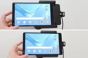 Brodit AB Uchwyt aktywny z kablem USB do Huawei MediaPad M5 8.4 721114 - Uchwyty samochodowe do telefonów - miniaturka - grafika 2