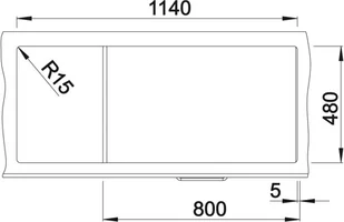 Blanco ZIA 8S BIAŁY 515597 - Zlewozmywaki - miniaturka - grafika 8