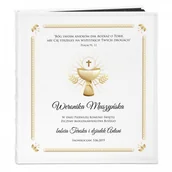 Albumy fotograficzne - NA Murrano Album Zdjęcia Duży Pamiątka I Komunii Kielich Nadruk ALB-BC-BK-UV-027 - miniaturka - grafika 1