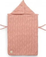 Akcesoria do wózków - Jollein Śpiworek oddychający do wózka i fotelika SPRING KNIT ROSEWOOD 8717329363021 - miniaturka - grafika 1