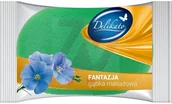 Rękawice i gąbki do kąpieli - Delko Delikato gąbka masażowa do ciała Fantazja 1szt - miniaturka - grafika 1