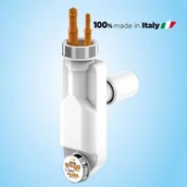 Syfony - Lira Podwójny syfon inspekcyjny do skroplin, kondensatu z klimy, kotłów, pralek i suszarek A.8500.01 - miniaturka - grafika 1