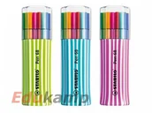Kredki, ołówki, pastele i pisaki - Schwan Stabilo Flamastry STABILO Pen 68 - 15szt. AB446SS - miniaturka - grafika 1