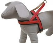 Smycze dla psów - Croci C5080589 sztuczna skóra naczynia Mylord Swedish, 53-66 x 40 mm, czerwone - miniaturka - grafika 1