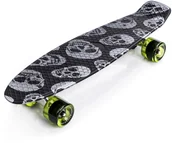 Deskorolki - Meteor Deskorolka Fiszka Multikolor Skulls 22607 - miniaturka - grafika 1