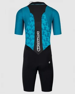 ASSOS ASSOS Strój triathlonowy męski TRIATOR SS SPEEDSUIT Adamant Blue - Bielizna sportowa męska - miniaturka - grafika 2