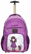 Plecaki - Santoro Gorjuss plecak na kółkach/wózek Purrrrrfect Pals, 48 cm, 24 l z 15,6" kieszenią na laptopa, 21GJS203-PUR 21GJS203-PUR - miniaturka - grafika 1