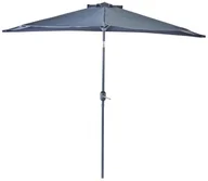 Parasole ogrodowe - NATERIAL Parasol ogrodowy półkole Arkea 270x235 cm antracytowy Naterial - miniaturka - grafika 1