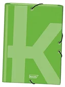 Teczki i skoroszyty - DOHE DOHE 44984 Ksual teczka na skrzydła z gumowymi taśmami, zielona 44984 - miniaturka - grafika 1