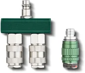 Pozostałe narzędzia pneumatyczne - PARKSIDE PARKSIDE Narzędzia pneumatyczne, 1 zestaw (2-drożny rozdzielacz sprężonego powietrza) 4055334227162 - miniaturka - grafika 1