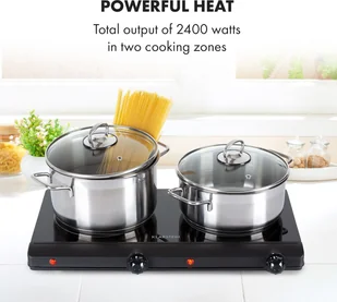 Płyta elektryczna Klarstein CP10-CookBuddy-BK - Płyty elektryczne - miniaturka - grafika 3