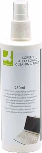 Q-Connect Spray do czyszczenia ekranów TFT/LCD/LED i klawiatur 250ml KF04502A - Środki i akcesoria czyszczące do komputerów - miniaturka - grafika 2