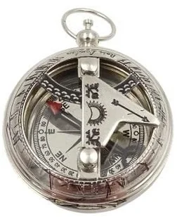 GD Srebrzysty zegar słoneczy z kompasem NC1028 224335 - Dekoracje domu - miniaturka - grafika 7