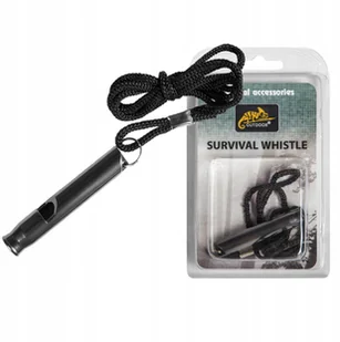 Helikon Gwizdek Przetrwania Aluminium Czarny - Akcesoria turystyczne - miniaturka - grafika 2