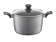 Garnki - Ambition SILVERSTONE GARNEK ALUMINIOWY Z POWŁOKĄ QUALUM BASIC STONE EDITION 24 CM 20141 20141 - miniaturka - grafika 1