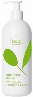 Ziaja Naturalna oliwka do masażu z olejem z oliwek 500ml - Olejki i świece do masażu - miniaturka - grafika 3