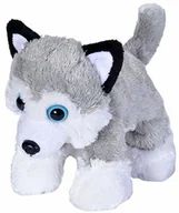 Maskotki i pluszaki - Wild Republic Hug'ems pluszowe zwierzątko przytulanka, pies husky 18 cm 18085 - miniaturka - grafika 1
