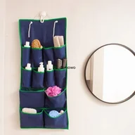 Meble modułowe i akcesoria - WISZĄCY ORGANIZER PÓŁKA DO SZAFY NA DRZWI granat - miniaturka - grafika 1