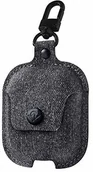 Akcesoria do słuchawek - Twelve South Airsnap Twill | Etui ochronne / osłona z klipsem zapobiegającym utracie do AirPods i etui do ładowania bezprzewodowego do AirPods, przydymiony szary 12-1916 - miniaturka - grafika 1