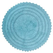 Dywaniki łazienkowe - DII oceanique można prać w pralce, 100% tkany bawełna okrągły dywanik łazienkowy miękkie i chłonne, blisko Vanity, wannie lub pod prysznic, 71,1 cm Dia, Mauve CAMZ37156 - miniaturka - grafika 1