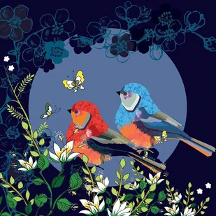 Swarovski Clear Creations Karnet okolicznościowy Ptaszki i motylek - Kartki okolicznościowe i zaproszenia - miniaturka - grafika 3