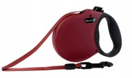 Smycze dla psów - Alcott Smycz wędrowna Automatyczna 5m Bordo L - miniaturka - grafika 1