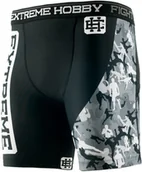 Kimona, stroje i obuwie - Extreme Hobby Spodenki, Vale Tudo Combat Game, rozmiar XL, czarny - miniaturka - grafika 1