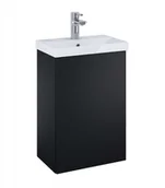 Szafki łazienkowe - Elita Kido Umywalka z szafką 46 cm czarny mat 168379 - miniaturka - grafika 1