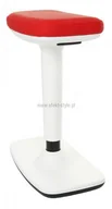 Taborety i hokery - Grospol Hoker regulowany KIKO / biały - miniaturka - grafika 1