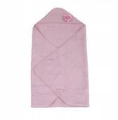Okrycia kąpielowe dla dzieci - Ręcznik Kąpielowy Eco organic Flower pink - miniaturka - grafika 1