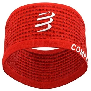 Compressport opaska na głowę HEADBAND ON/OFF V3 czerwona - Czapki i chusty sportowe męskie - miniaturka - grafika 2