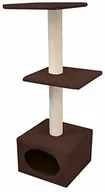 Drapaki dla kotów - Croci croci c6020607 drzewo Munich na zadrapania, 35 x 35 x 106 cm, brązowy - miniaturka - grafika 1