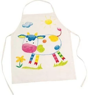 Goki Fartuszek do własnoręcznego ozdobienia kredkami - zabawki dla dzieci - 58 - Śliniaki i fartuszki - miniaturka - grafika 3