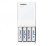 Ładowarki do aparatów dedykowane - Panasonic Eneloop AA/AAA 4x AA 1900 mAh Power Bank BQ-CC87 4x BK-3MCCE - miniaturka - grafika 1