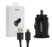 Ładowarki samochodowe - Aukey Ładowarka samochodowa CC-T13 18W z USB Quick Charge 3.0 - czarny LAAK000CT13BLK000 - miniaturka - grafika 1