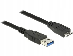 Delock Kabel USB 3.0 3m micro AM-BM czarny (85075) - Kable USB - miniaturka - grafika 8
