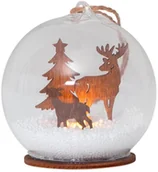 Oświetlenie świąteczne - Eglo Eglo 410394 - LED Dekoracja bożonarodzeniowa FAUNA 1xLED/0,06W/1xCR2032 brązowa - miniaturka - grafika 1