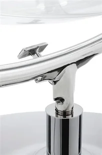 King Home Fotel BUBBLE STAND 2 poduszka żółta - akryl, chrom, wełna 44790-0 - Fotele - miniaturka - grafika 6