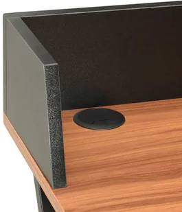 vidaXL vidaXL Biurko, czarno-brązowe, 80 x 50 x 84 cm - Biurka - miniaturka - grafika 6