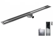 Syfony - Wiper New Elite Slim Pure Zestaw Odpływ liniowy 100 cm szlif 100.3402.02.100 - miniaturka - grafika 1