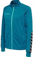 Kurtki i kamizelki sportowe damskie - hummel Hummel hmlAUTHENTIC damska kurtka Poly Zip niebieski Celestial X-S 205368-8745-XS - miniaturka - grafika 1