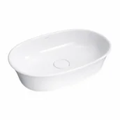 Umywalki - Omnires CLASSICAUN BP CLASSICA umywalka nablatowa Marble+ 61 x 40 cm biały połysk - miniaturka - grafika 1