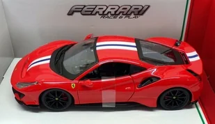 Bburago Autko Ferrari 488 Pista 1:24 26026 $ - Samochody i pojazdy dla dzieci - miniaturka - grafika 2