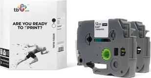 Brother tb print TB Print Taśma TBTB-TZE231 Czarny na Białym 12x8mm 2szt TBTB-TZE231 - Dodatki do drukarek i skanerów - miniaturka - grafika 4