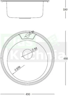 QUADRON CLINT 210 miedziany (HB7104PVDBSC1) HB7104PVDBSC1 - Zlewozmywaki - miniaturka - grafika 2